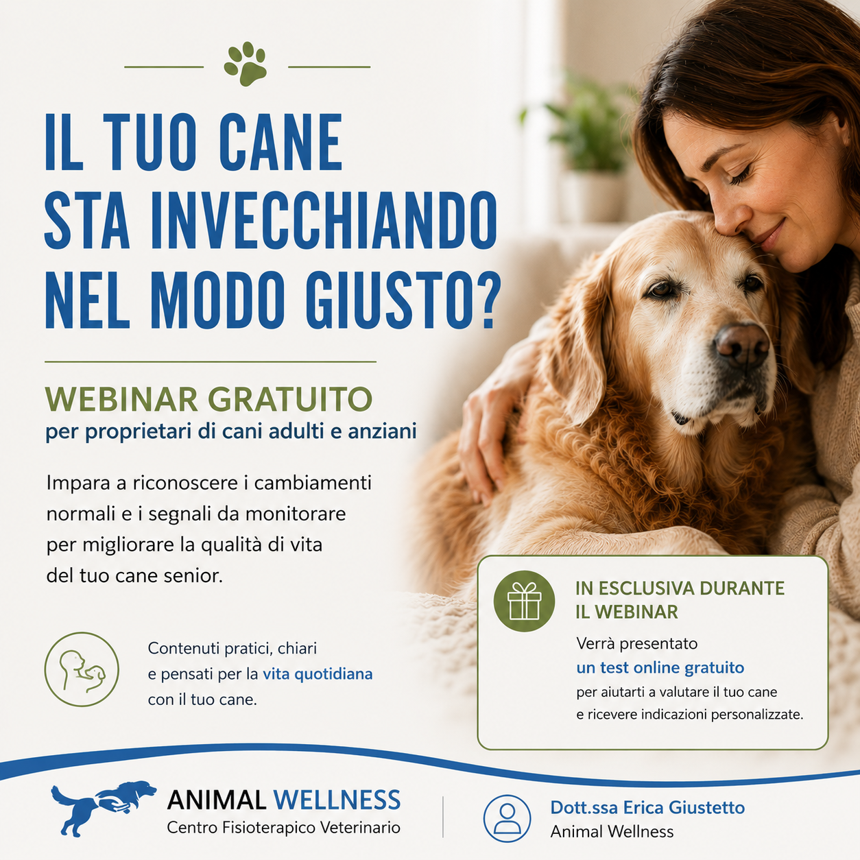 webinar cane anziano